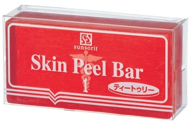 Sunsorit Skin Peel Bar. AHA. Деликатное мыло на основе AHA кислот с экстрактом чайного дерева. 135 г. «Красное»