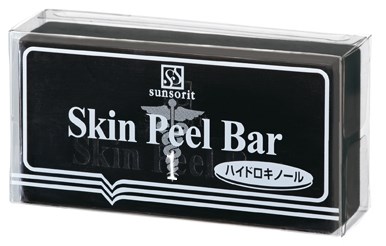 Sunsorit Skin Peel Bar. AHA. Деликатное мыло на основе AHA и BHA кислот и гидрохинона. 135 г. «Чёрное»