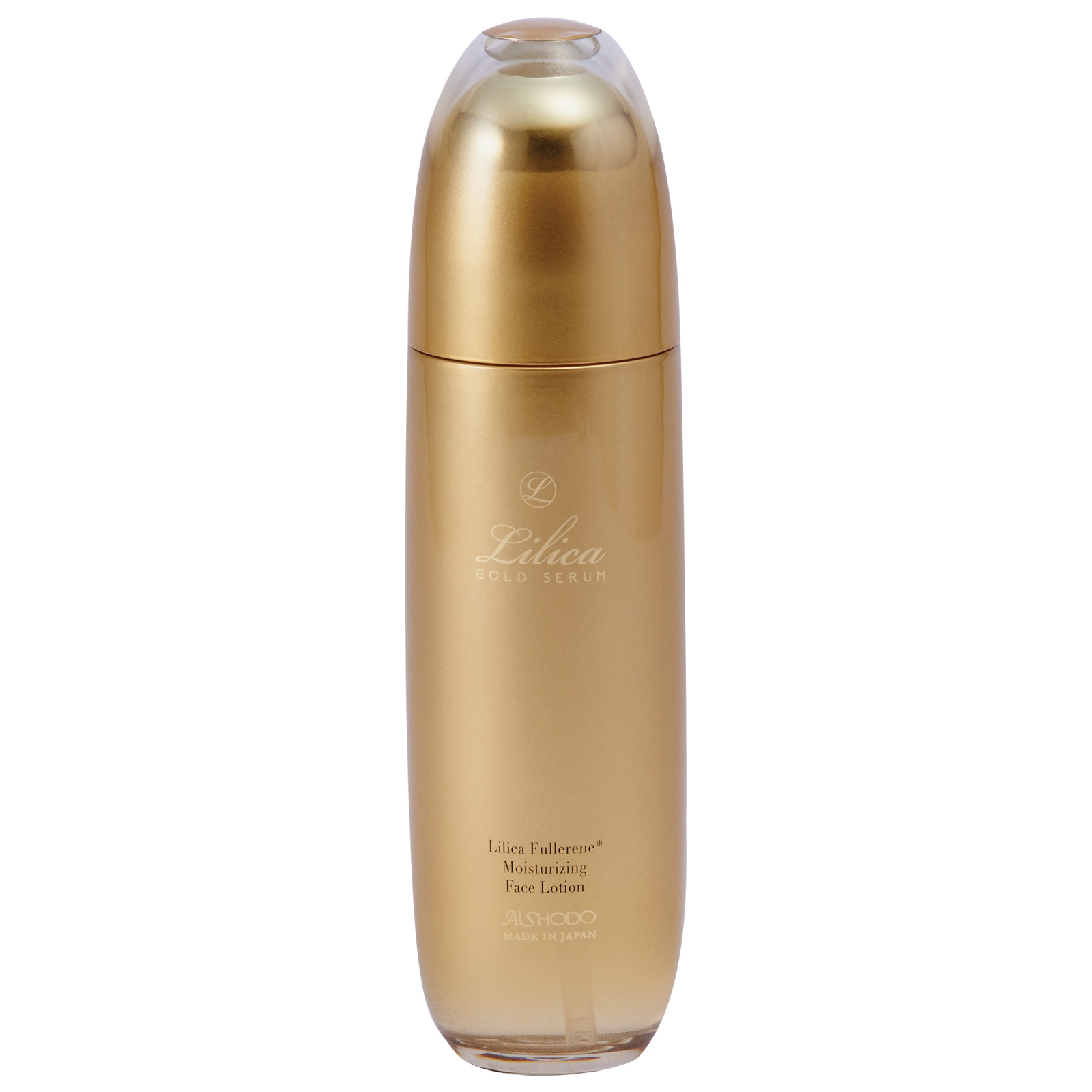 Aishodo LiLiCa Gold Serum Fullerene Moisturizing Face Lotion. Увлажняющий лосьон для лица на основе фуллерена «Золотая сыворотка ЛиЛиКа» Айшодо, 130 мл Aishodo LiLiCa Gold Serum Fullerene Moisturizing Face Lotion. Увлажняющий лосьон для лица на основе фуллерена «Золотая сыворотка ЛиЛиКа» Айшодо, 130 мл