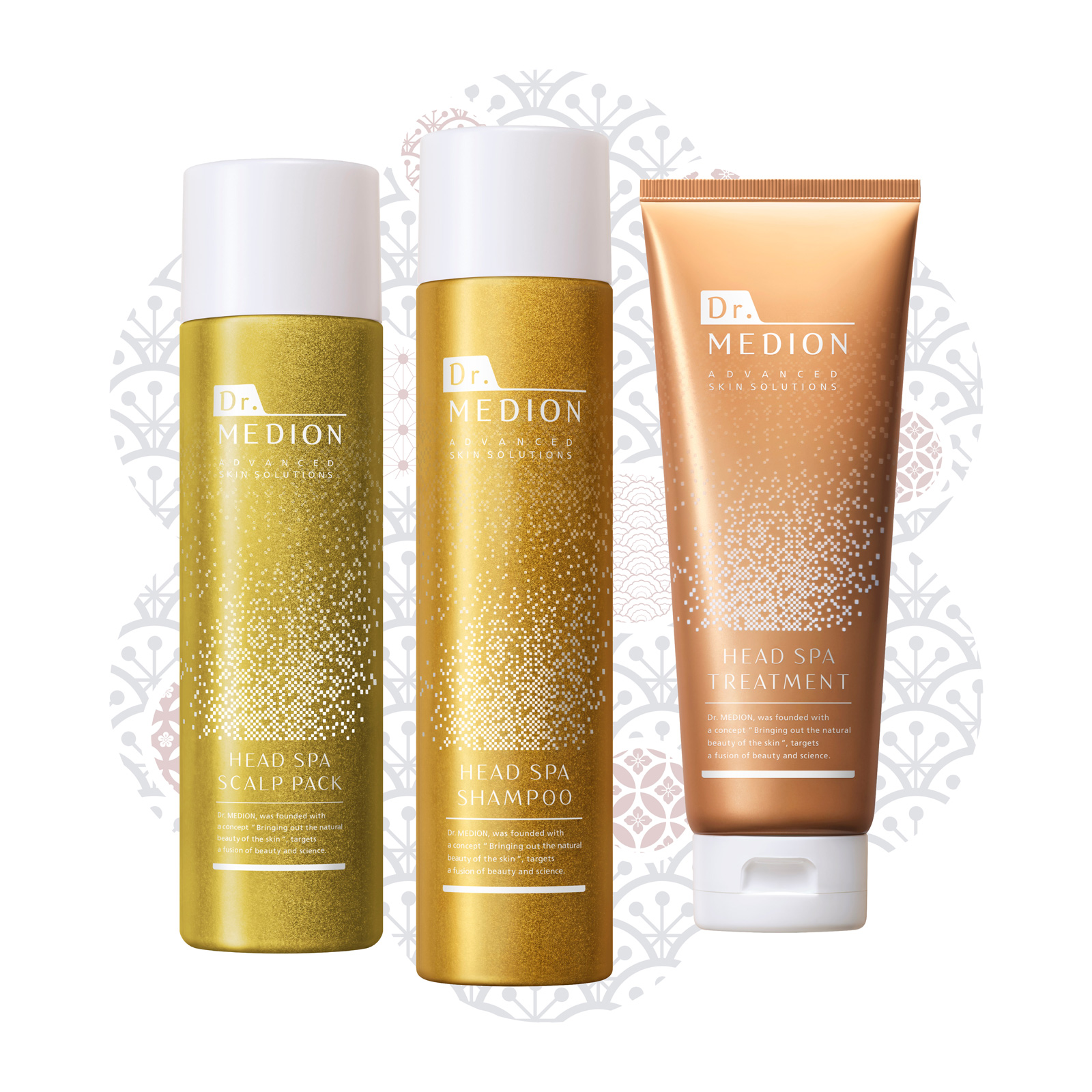Подарочный набор косметики спа-уход для волос Dr.Medion Head Spa, 3 продукта Подарочный набор косметики спа-уход для волос Dr.Medion Head Spa, 3 продукта