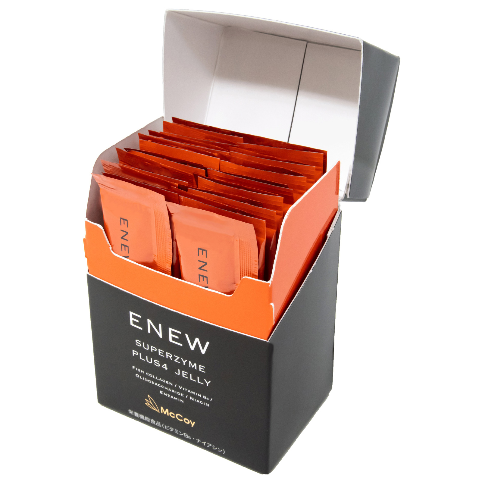 МсСоу ENEW Superzyme Plus 4 Jelly. Желе на основе суперэнзимов Плюс 4 МакКой, 30 стиков х 10 г МсСоу ENEW Superzyme Plus 4 Jelly. Желе на основе суперэнзимов Плюс 4 МакКой, 30 стиков х 10 г